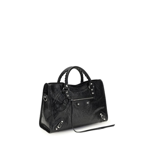 Balenciaga Schwarze Lammleder Ovis Aries Aries Umhängetasche