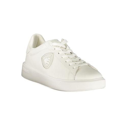 Blauer White Polyurethan Herren-Sneaker