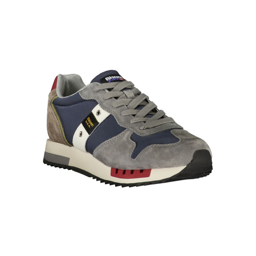 Blauer Blue Polyurethan Herren-Sneaker