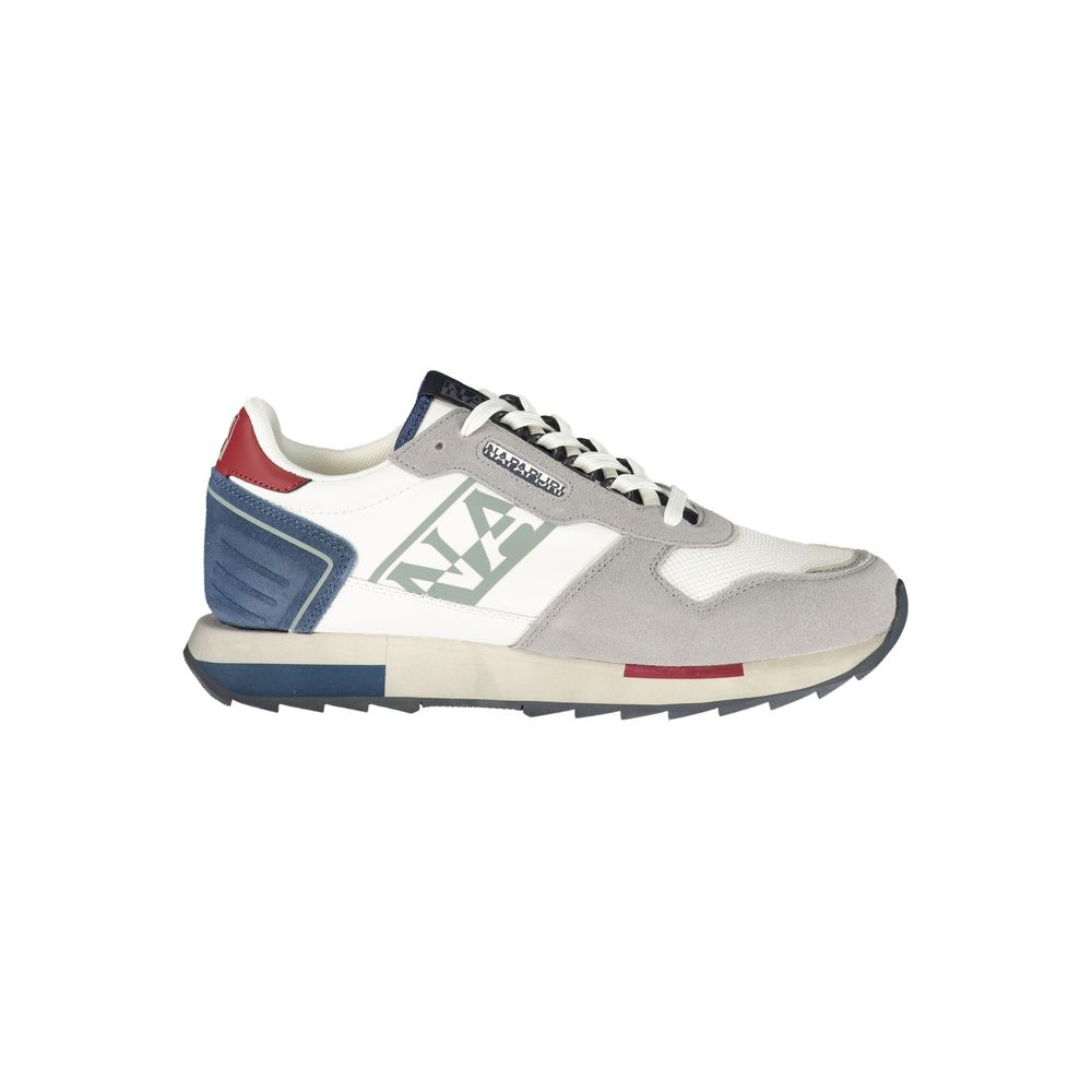 Napapijri Blue Polyester Athletic Sneakers