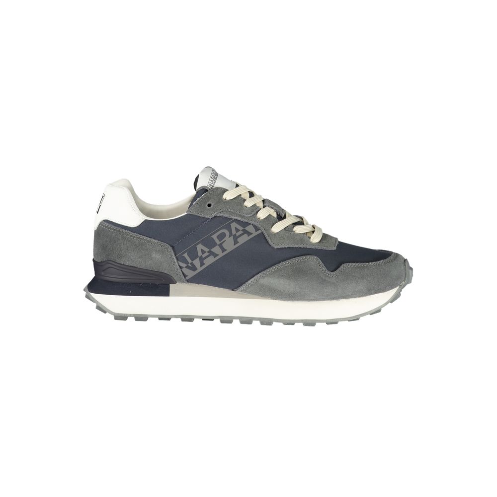 Napapijri Blue Polyester Athletic Sneakers