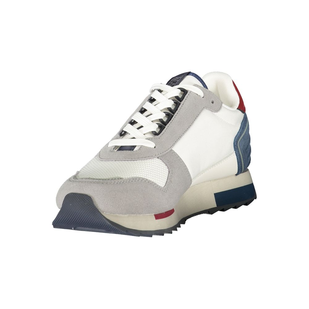 Napapijri Blue Polyester Athletic Sneakers