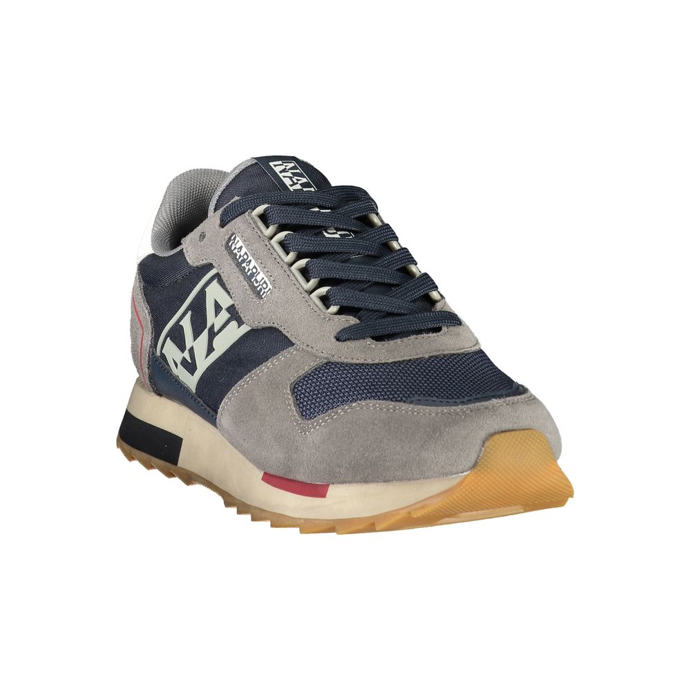 Napapijri Blue Polyester Athletic Sneakers