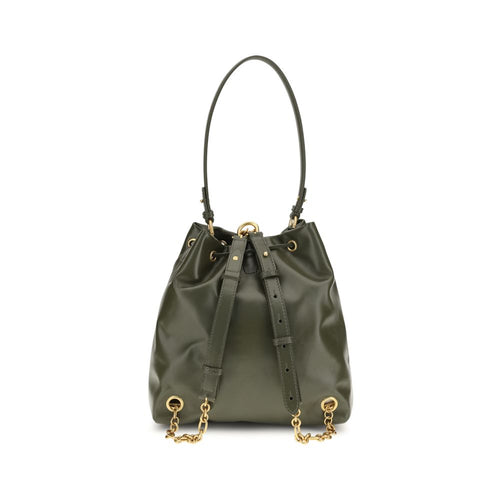 Balmain Bicolor-Rucksack aus Kalbsleder (Bos Taurus)