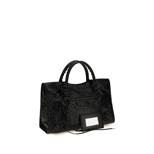 Balenciaga Schwarze Lammleder Ovis Aries Aries Umhängetasche