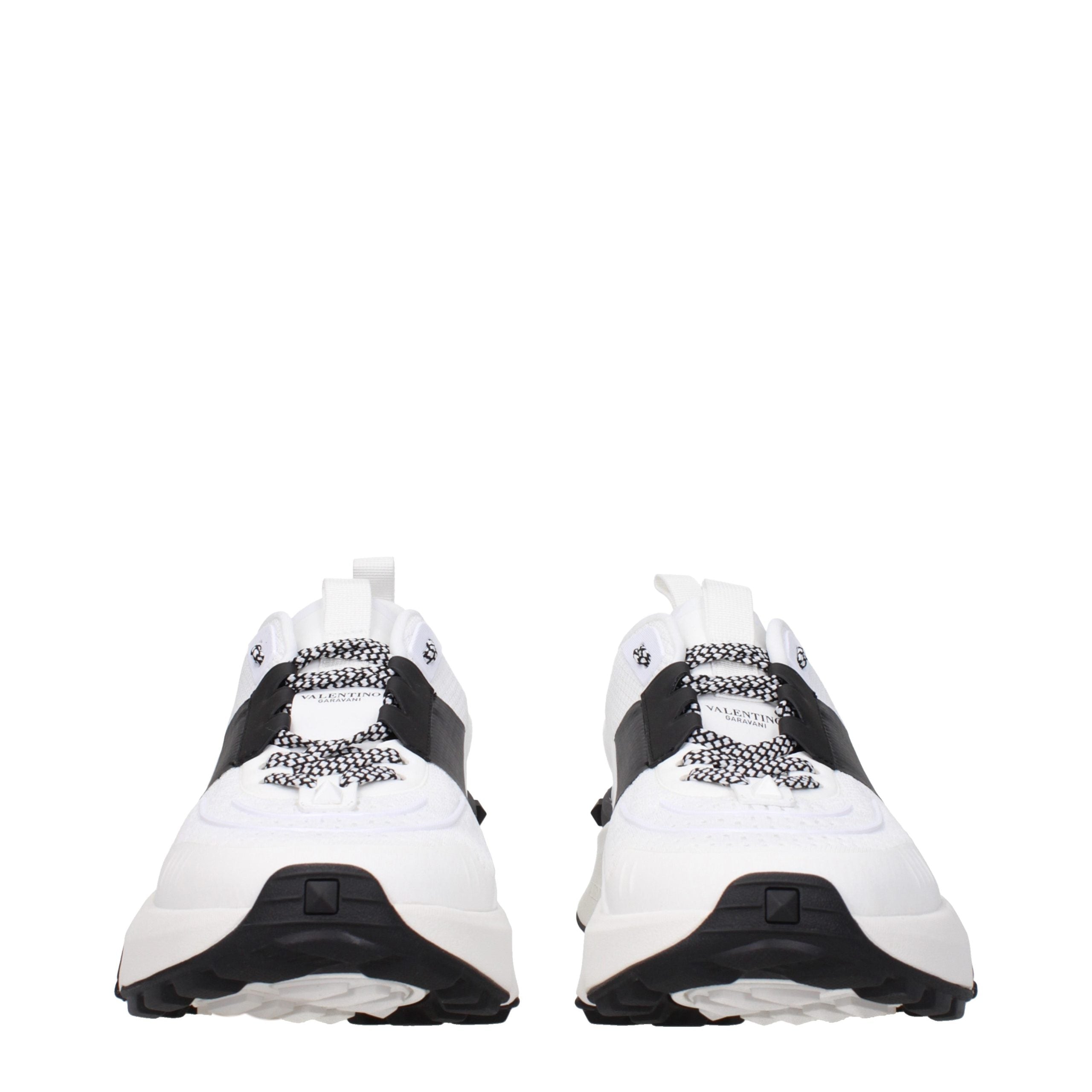 Valentino Garavani Blue Fabric Athletic Sneakers