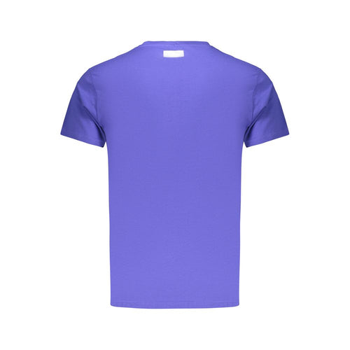 Bikkembergs Blaues Baumwoll-T-Shirt für Herren
