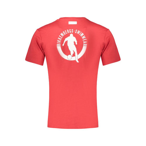 Bikkembergs rotes Baumwoll-T-Shirt