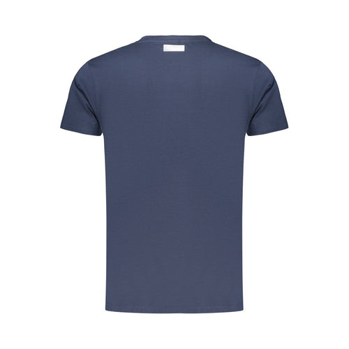 Bikkembergs Blaues Baumwoll-Herren-T-Shirt