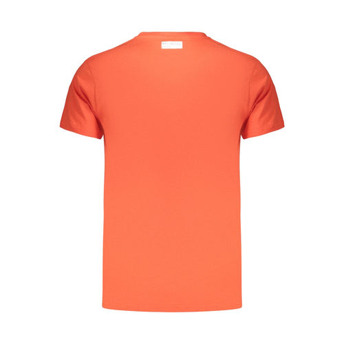 Bikkembergs T-Shirt aus orangefarbener Baumwolle