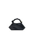 Ganni Black Recycled Leather Handbag