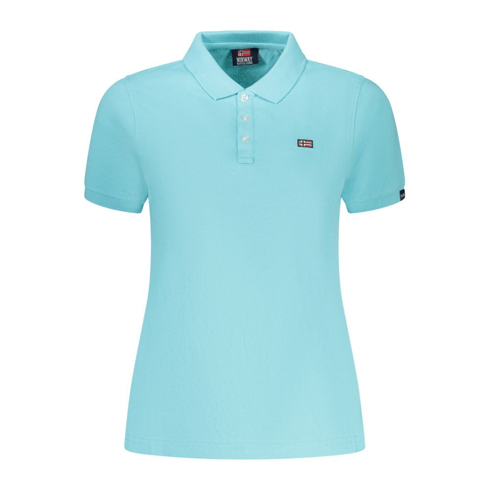 Norway 1963 Blue Cotton Polo Shirt