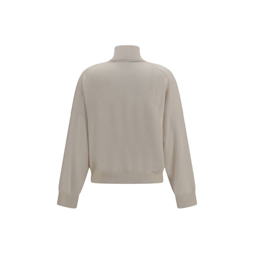 Brunello Cucinelli Beigefarbener Kaschmirpullover