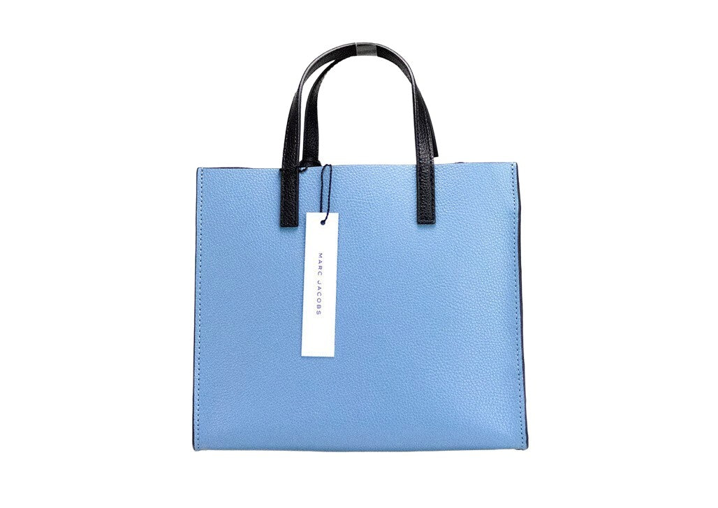 Marc Jacobs Grind Mini Blue Heaven Colorblock Leren Schoudertas