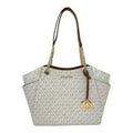 Michael Kors Jet Set Travel Large Logo Tote, Vanilla