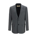 Valentino Gray Wool Oves Aries Jacket