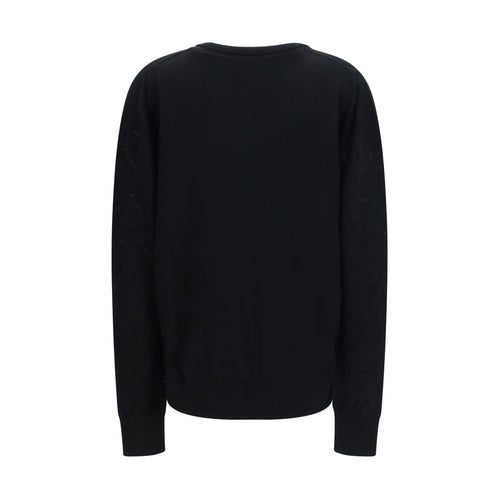 Balmain Schwarzes Woll-Oves Aries Sweatshirt