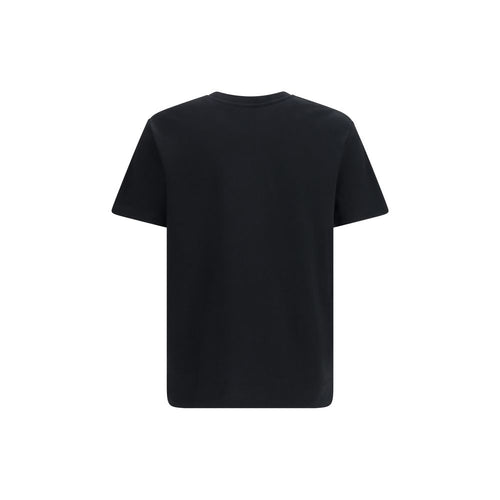Balmain schwarzes Baumwoll-T-Shirt
