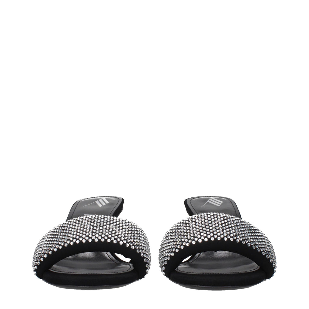 Prada Black Fabric Stiletto Heel Sandals