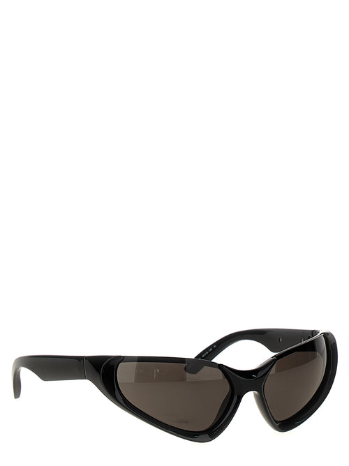Balenciaga Schwarze Nylon-Sonnenbrille