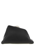 The Attico Black Leather Shoulder Bag
