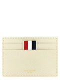 Thom Browne Beige Calfskin Cardholder