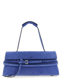 Moschino Blue Calfskin Shoulder Bag