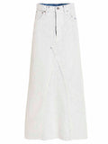 Maison Margiela White Cotton Mini Skirt