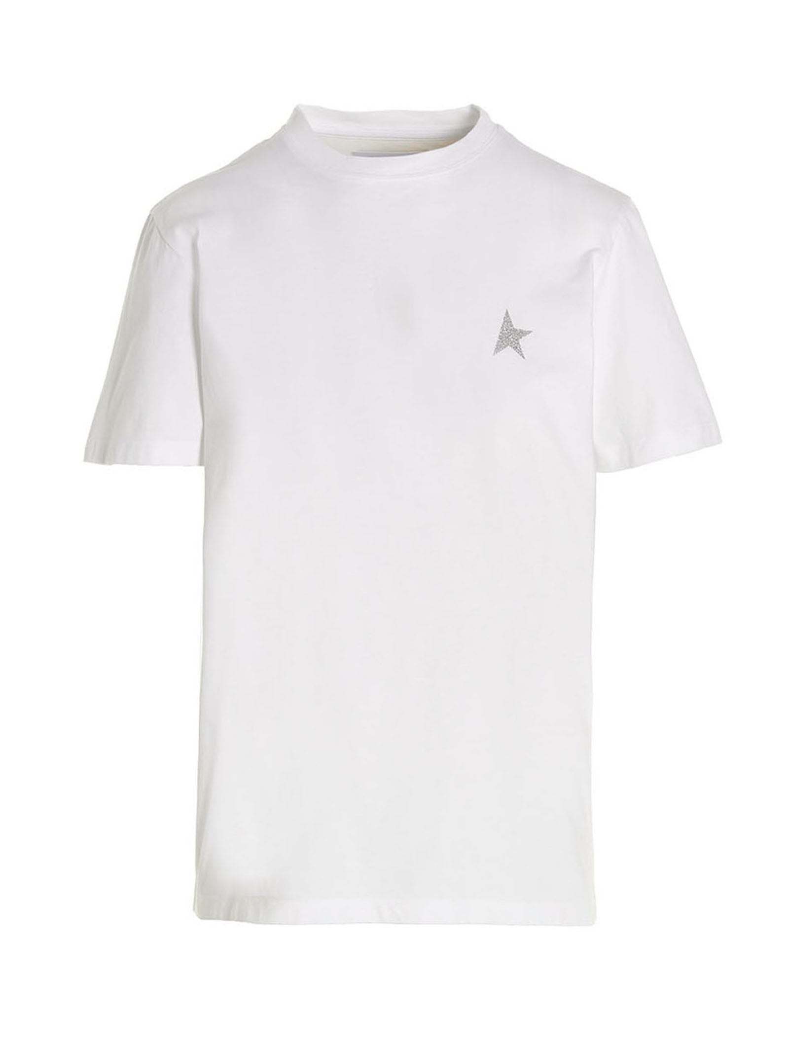 Golden Goose White Cotton T-Shirt