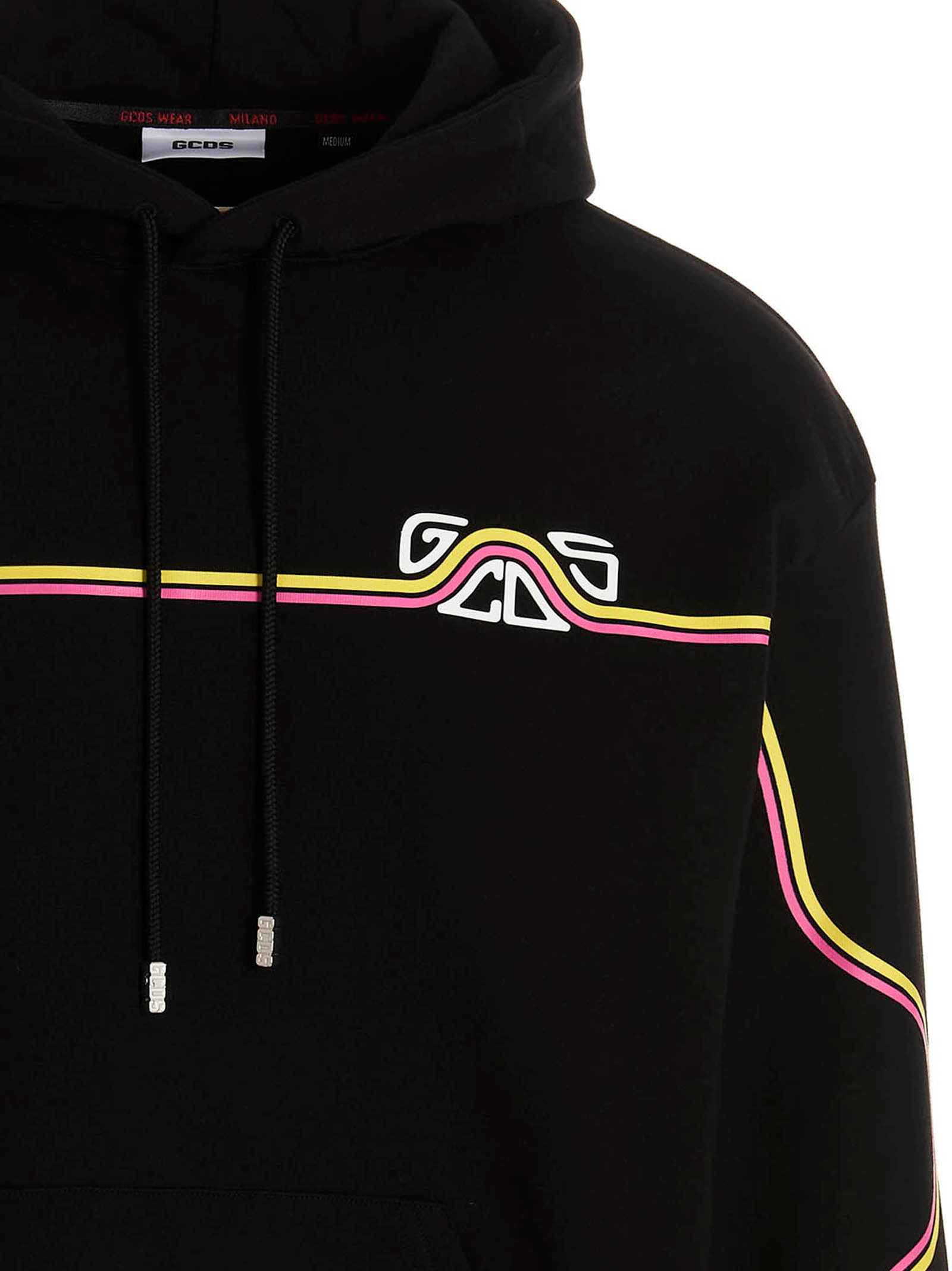 GCDS Black Cotton Sweatshirt