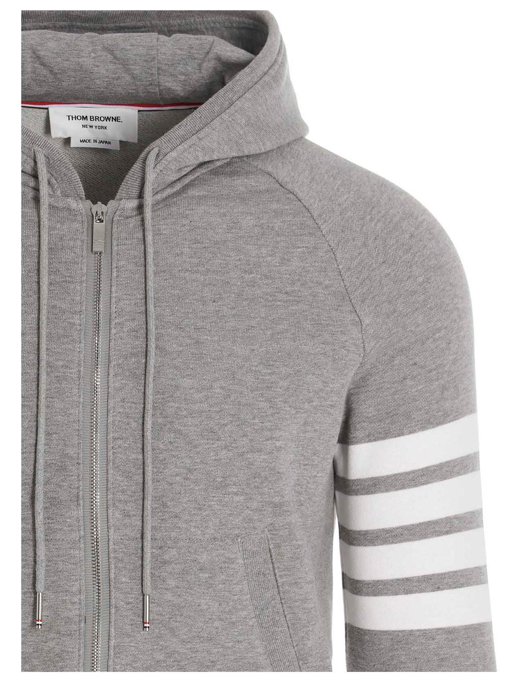 Thom Browne Gray Cotton Sweatshirt