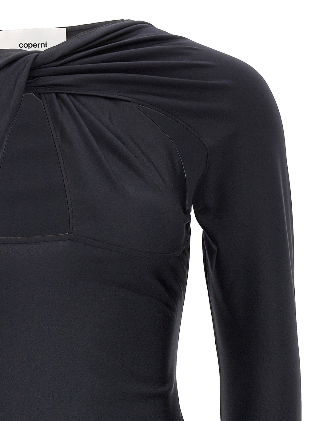 Coperni Black Polyamide Short Dress