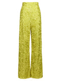 Ermanno Scervino Bicolor Polyamide Flared Pants
