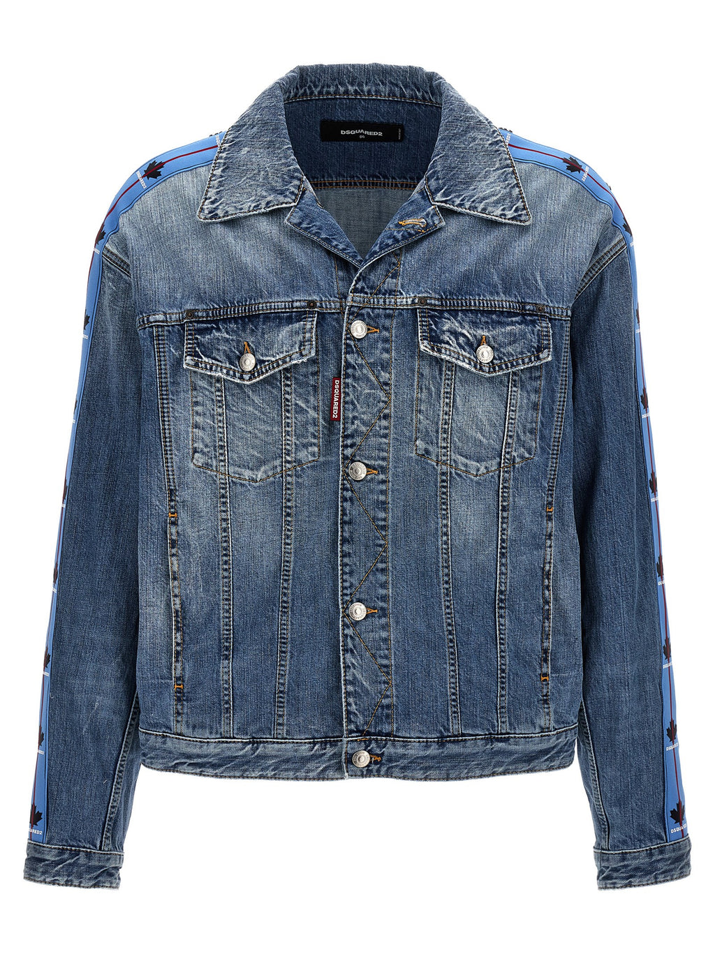 Dsquared² Blue Cotton Denim Jacket