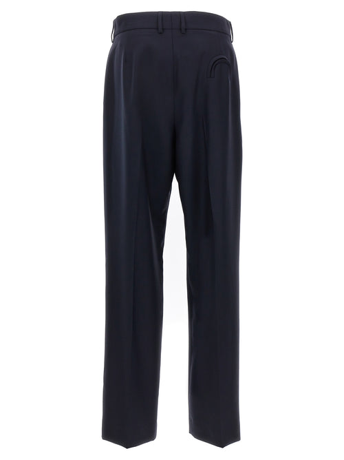 Blazé Milano Hose aus blauer Schurwolle