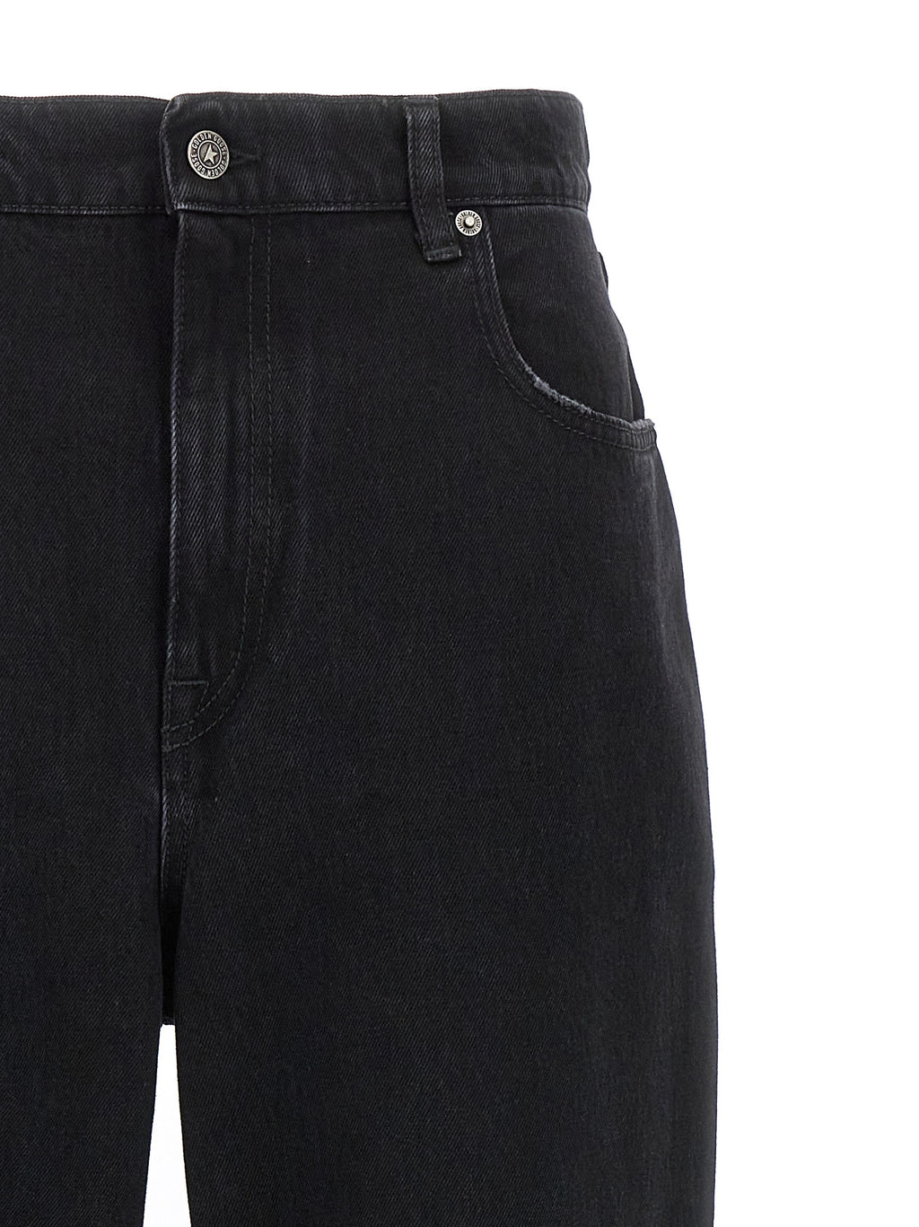 Golden Goose Black Cotton Relaxed Fit Jeans