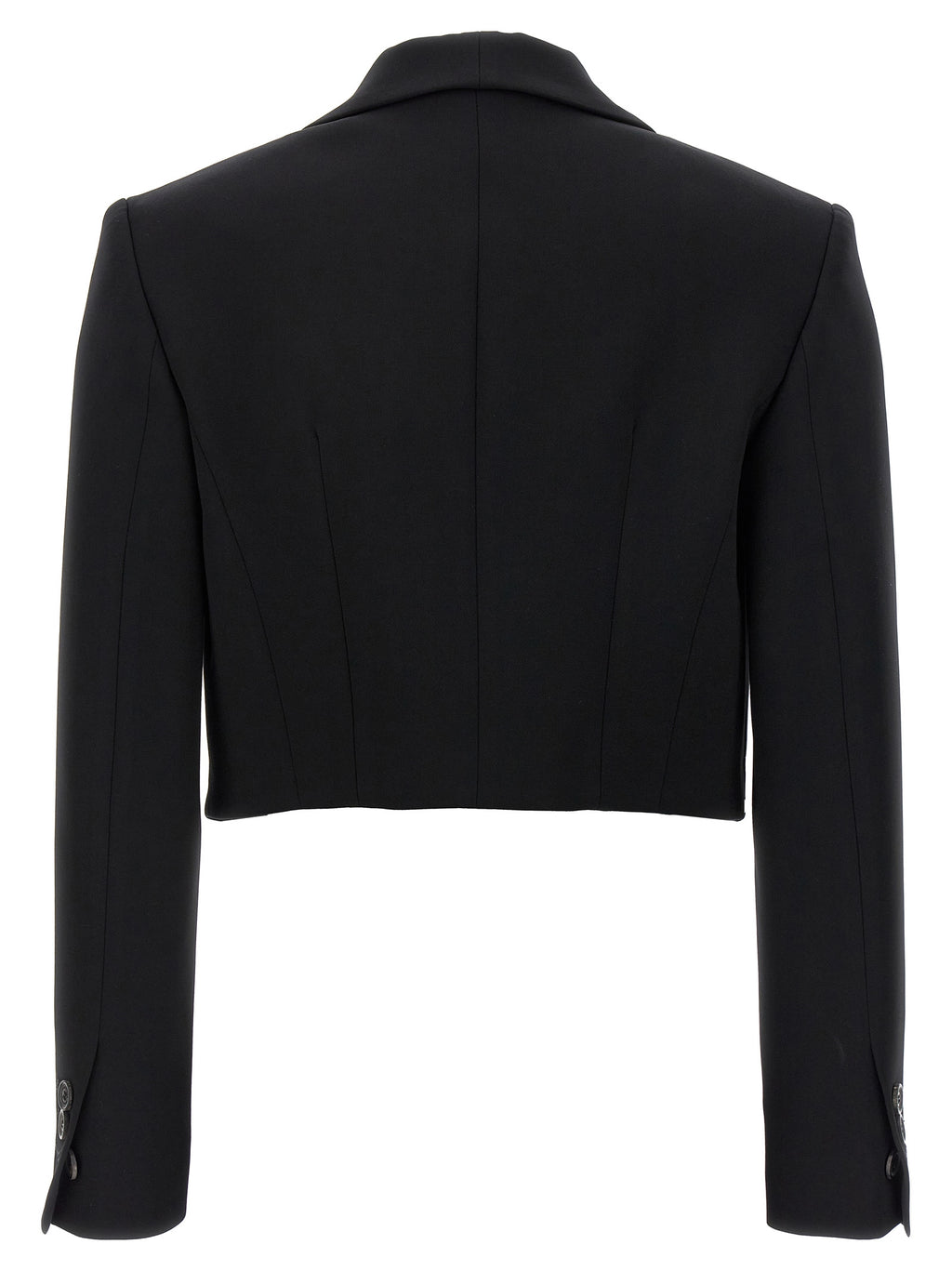Dsquared² Black Polyester Full-Length Jacket