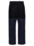 Thom Browne Blue Cotton Casual Pants