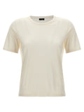 Kiton White Cashmere T-Shirt