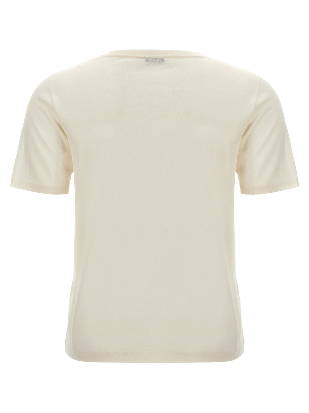 Kiton White Cashmere T-Shirt