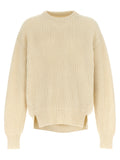 Jil Sander White Wool Cardigan