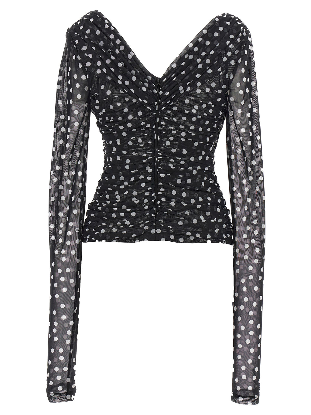 Dolce & Gabbana Bicolor Polyamide Tank Tops
