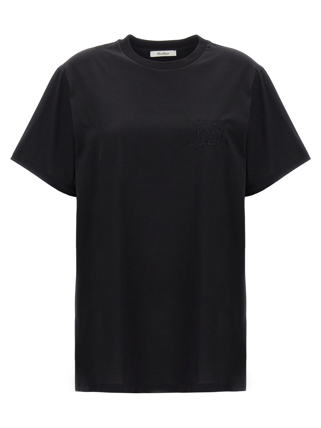 Max Mara Black Cotton T-Shirt