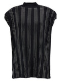 The Attico Black Cotton Short Dress