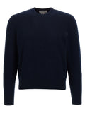 Thom Browne Blue Virgin Wool Cardigan
