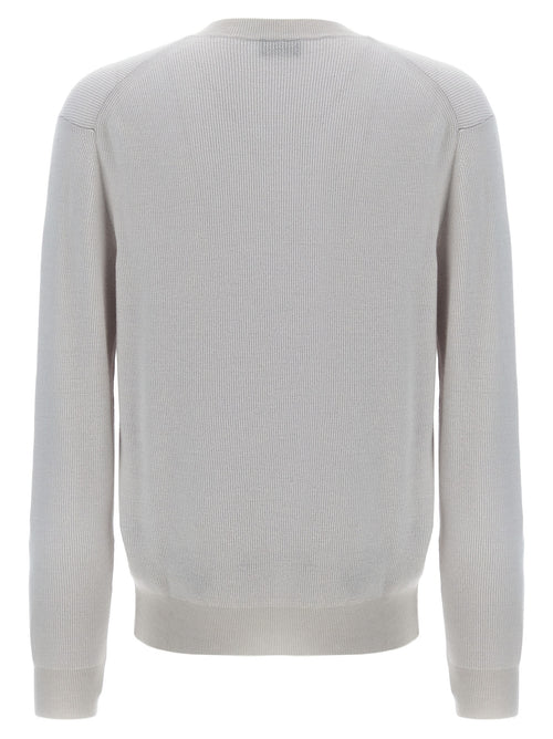 Brioni Cardigan aus weißem Kaschmir