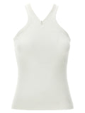 Courrèges White Cotton Tank Tops