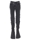 Alexander McQueen Black Cotton Flared Jeans