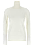 Max Mara White Virgin Wool Cardigan