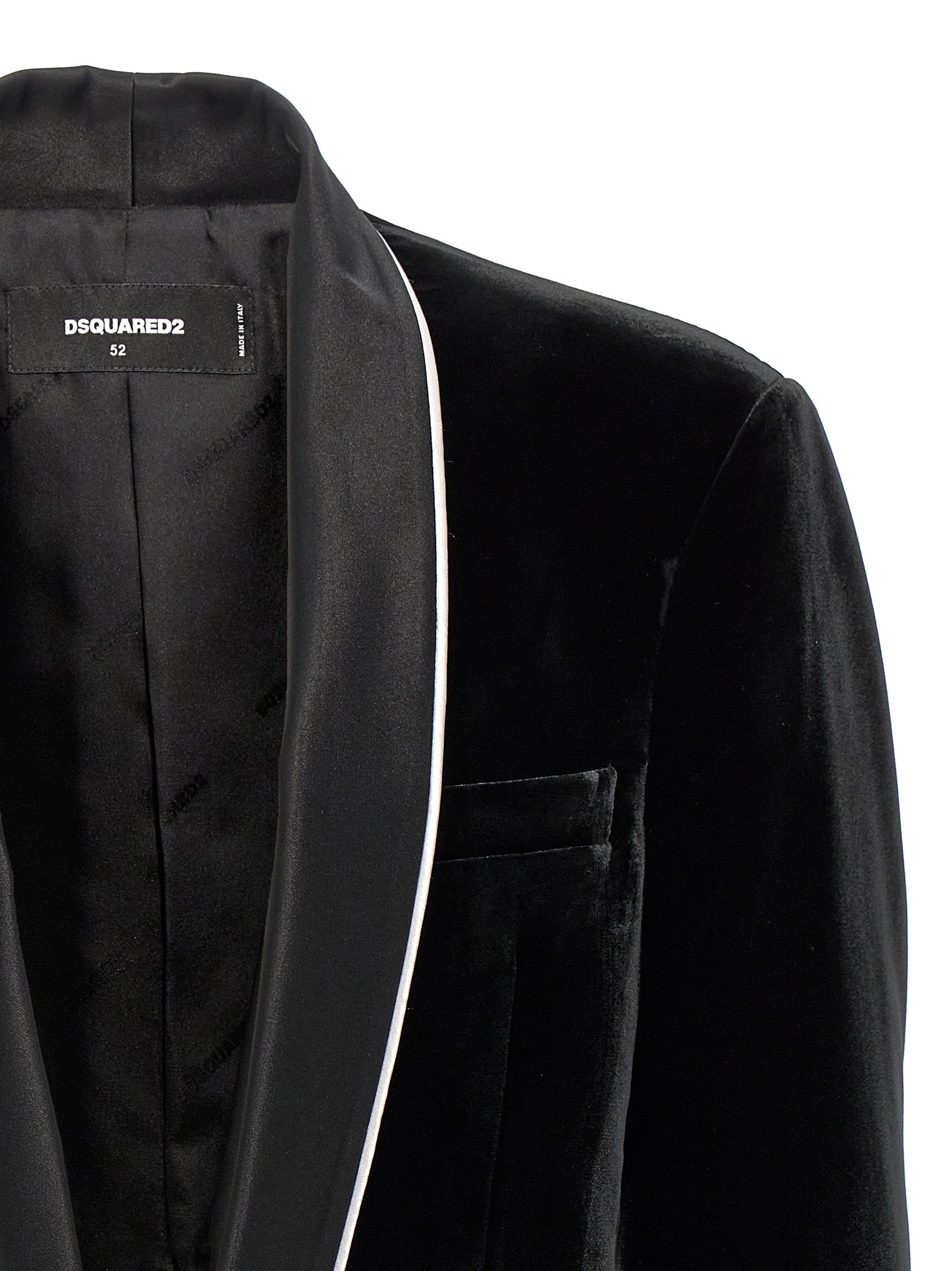 Dsquared² Black Viscose Blazer